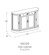 Консоль Panamar 104.120 цвет орех Консоль Panamar 104.120 цвет орех