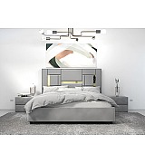 Кровать Annie Beautyson подъемный механизм, ящик для белья 160 * 200 см Кровать Annie Beautyson подъемный механизм, ящик для белья 160 * 200 см