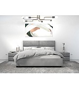 Кровать Ingrid Beautyson подъемный механизм, ящик для белья 140 * 200 см Кровать Ingrid Beautyson подъемный механизм, ящик для белья 140 * 200 см