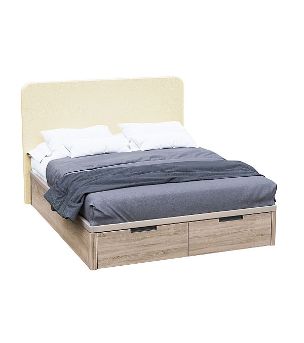 Кровать Koala Beds Drawer/Dreams 160 * 200 см цвет Roble Contorno/Beige Serie 2 Кровать Koala Beds Drawer/Dreams 160 * 200 см цвет Roble Contorno/Beige Serie 2