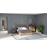 Кровать Koala Beds Drawer/Kubik 160 * 200 см цвет Roble Contorno/Roble Кровать Koala Beds Drawer/Kubik 160 * 200 см цвет Roble Contorno/Roble