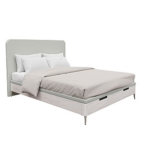 Кровать Koala Beds Nice/Dreams 160 * 200 см цвет Nordico Contorno/Ceniza Serie 2 Кровать Koala Beds Nice/Dreams 160 * 200 см цвет Nordico Contorno/Ceniza Serie 2