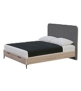 Кровать Koala Beds Nice/Dreams 160 * 200 см цвет Roble Contorno/Monolith 97 Serie 3 Кровать Koala Beds Nice/Dreams 160 * 200 см цвет Roble Contorno/Monolith 97 Serie 3