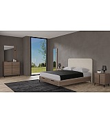 Кровать Koala Beds Nice/Dreams 160 * 200 см цвет Roble Contorno/Rino 06 Serie 1