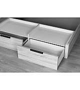 Кровать Koala Beds Drawer/Dreams 160 * 200 см цвет Roble Contorno/Monolith 97 Serie 3 Кровать Koala Beds Drawer/Dreams 160 * 200 см цвет Roble Contorno/Monolith 97 Serie 3