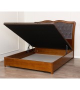 Кровать Panamar 871М.460 цвет вишня cerezo, обивка Fiesole-4 