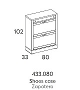 Обувница Panamar 433.080 цвет орех, вишня