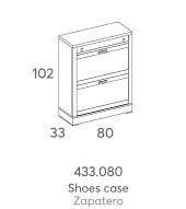Обувница Panamar 433.080 цвет орех, вишня Обувница Panamar 433.080 цвет орех, вишня