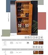 Обувница Panamar 539.076 цвет орех, вишня