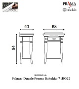 Прихожая Palazzo Ducale Prama Bakokko bianco цвет белый композиция 3 длина 152 см Прихожая Palazzo Ducale Prama Bakokko bianco цвет белый композиция 3 длина 152 см