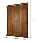 Прихожая Palazzo Ducale Prama Bakokko ciliegio цвет вишня композиция 3 длина 180 см