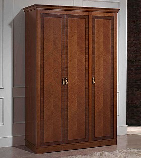 Шкаф 3-х дверный Panamar 875.003 цвет орех