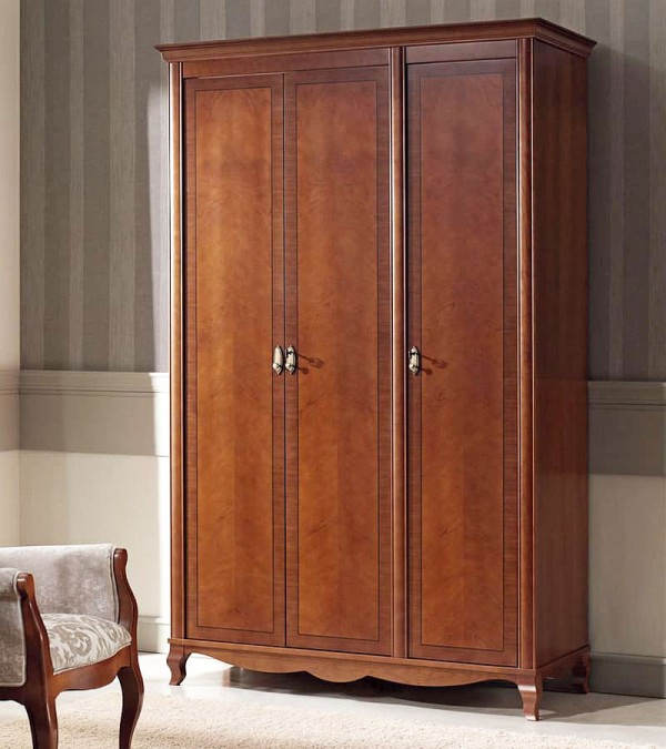 Шкаф 3-х дверный Panamar 876.003 цвет вишня