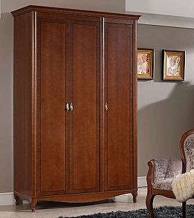 Шкаф 3-х дверный Panamar 877.003 цвет орех