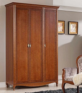 Шкаф 3-х дверный Panamar 877.003 цвет вишня