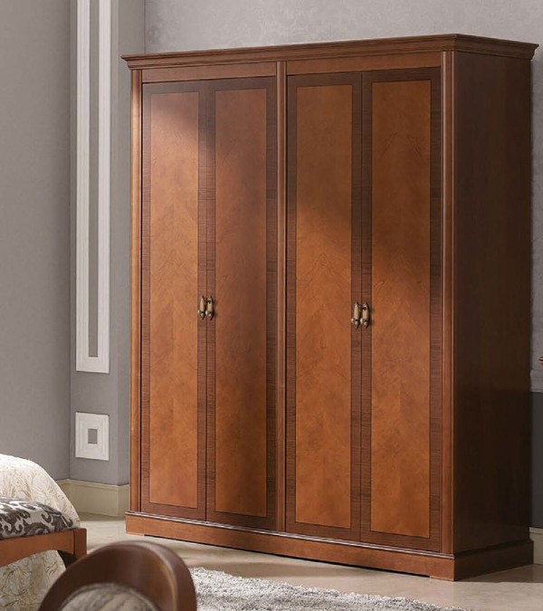 Шкаф 4-х дверный Panamar 875.004 цвет орех Шкаф 4-х дверный Panamar 875.004 цвет орех