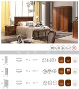 Шкаф 4-х дверный Panamar 875.004 цвет вишня Шкаф 4-х дверный Panamar 875.004 цвет вишня