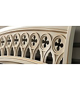 Кровать Palazzo Ducale Prama Bakokko модель 71BO23LT bianco цвет белый 140 см 