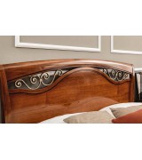 Кровать Palazzo Ducale Prama Bakokko модель 71CI43LT ciliegio цвет вишня 140 см 