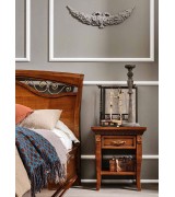 Кровать Palazzo Ducale Prama Bakokko модель 71CI43LT ciliegio цвет вишня 140 см 