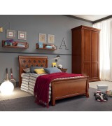 Кровать Palazzo Ducale Prama Bakokko модель 71CI01LT ciliegio цвет вишня 100 см 