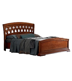 Кровать Palazzo Ducale Prama Bakokko модель 71CI03LT ciliegio цвет вишня 140 см 