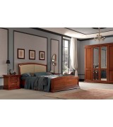 Кровать Palazzo Ducale Prama Bakokko модель 71CI14LT ciliegio цвет вишня 160 см 