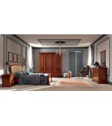 Кровать Palazzo Ducale Prama Bakokko модель 71CI14LT ciliegio цвет вишня 160 см 