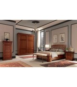 Кровать Palazzo Ducale Prama Bakokko модель 71CI23LT ciliegio цвет вишня 140 см 