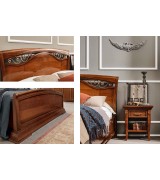 Кровать Palazzo Ducale Prama Bakokko модель 71CI43LT ciliegio цвет вишня 140 см 