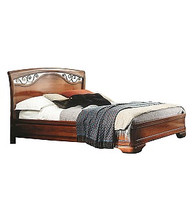 Кровать Palazzo Ducale Prama Bakokko модель 71CI53LT ciliegio цвет вишня 140 см 