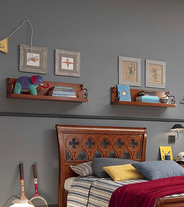 Полка настенная Palazzo Ducale Prama Bakokko 71CI34MS ciliegio цвет вишня длина 84 см 