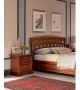 Кровать Palazzo Ducale Prama Bakokko модель 71CI03LT ciliegio цвет вишня 140 см 