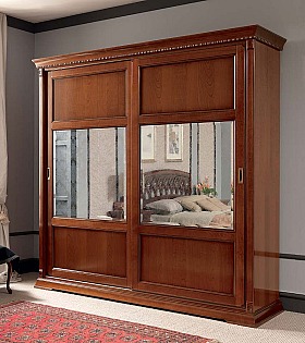 Шкаф купе 2 дверный Palazzo Ducale Prama Bakokko 71CI28AR MAXI ciliegio цвет вишня