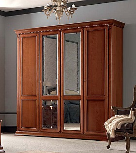 Шкаф 4 дверный Palazzo Ducale Prama Bakokko 71CI04AR ciliegio цвет вишня