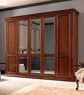 Шкаф 5 дверный Palazzo Ducale Prama Bakokko 71CI05AR ciliegio цвет вишня