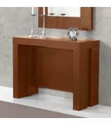 Консоль трансформер стол обеденный Disemobel 357 cerezo-5 цвет вишня 