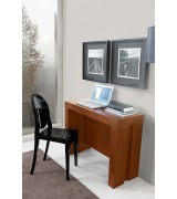 Консоль трансформер стол обеденный Disemobel 357 cerezo-5 цвет вишня 