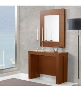 Консоль трансформер стол обеденный Disemobel 357 cerezo-5 цвет вишня 