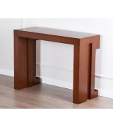 Консоль трансформер стол обеденный Disemobel 357 nogal-5 цвет орех 