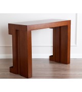 Консоль трансформер стол обеденный Disemobel 357 nogal-5 цвет орех 