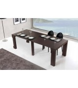 Консоль трансформер стол обеденный Disemobel 357 wengue цвет венге 