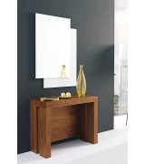 Консоль трансформер стол обеденный Disemobel 358 cerezo-5 цвет вишня