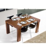 Консоль трансформер стол обеденный Disemobel 358 cerezo-5 цвет вишня