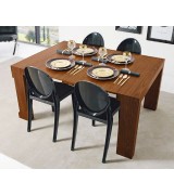 Консоль трансформер стол обеденный Disemobel 358 cerezo-5 цвет вишня