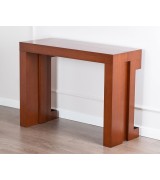 Консоль трансформер стол обеденный Disemobel 368 cerezo-5 цвет вишня 