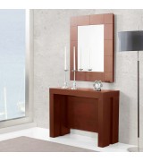 Консоль трансформер стол обеденный Disemobel 368 cerezo-5 цвет вишня 