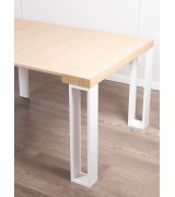 Консоль трансформер стол обеденный Disemobel 4061 roble blanco цвет дуб, белый Консоль трансформер стол обеденный Disemobel 4061 roble blanco цвет дуб, белый