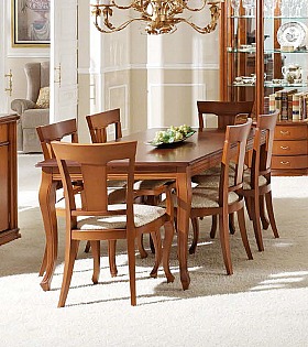 Стол обеденный Disemobel 630 cerezo-5 цвет вишня