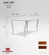 Стол обеденный Disemobel 630 nogal-5 цвет орех Стол обеденный Disemobel 630 nogal-5 цвет орех